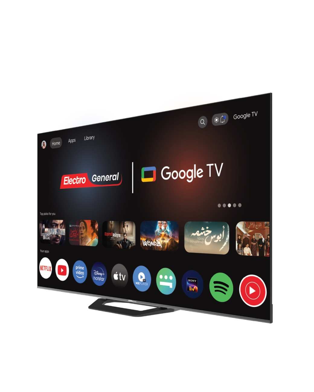 Electro General 100" Google TV TH-GTQD100 – UHD QD Mini LED, 144Hz, Dolby Vision & Atmos - Image 6