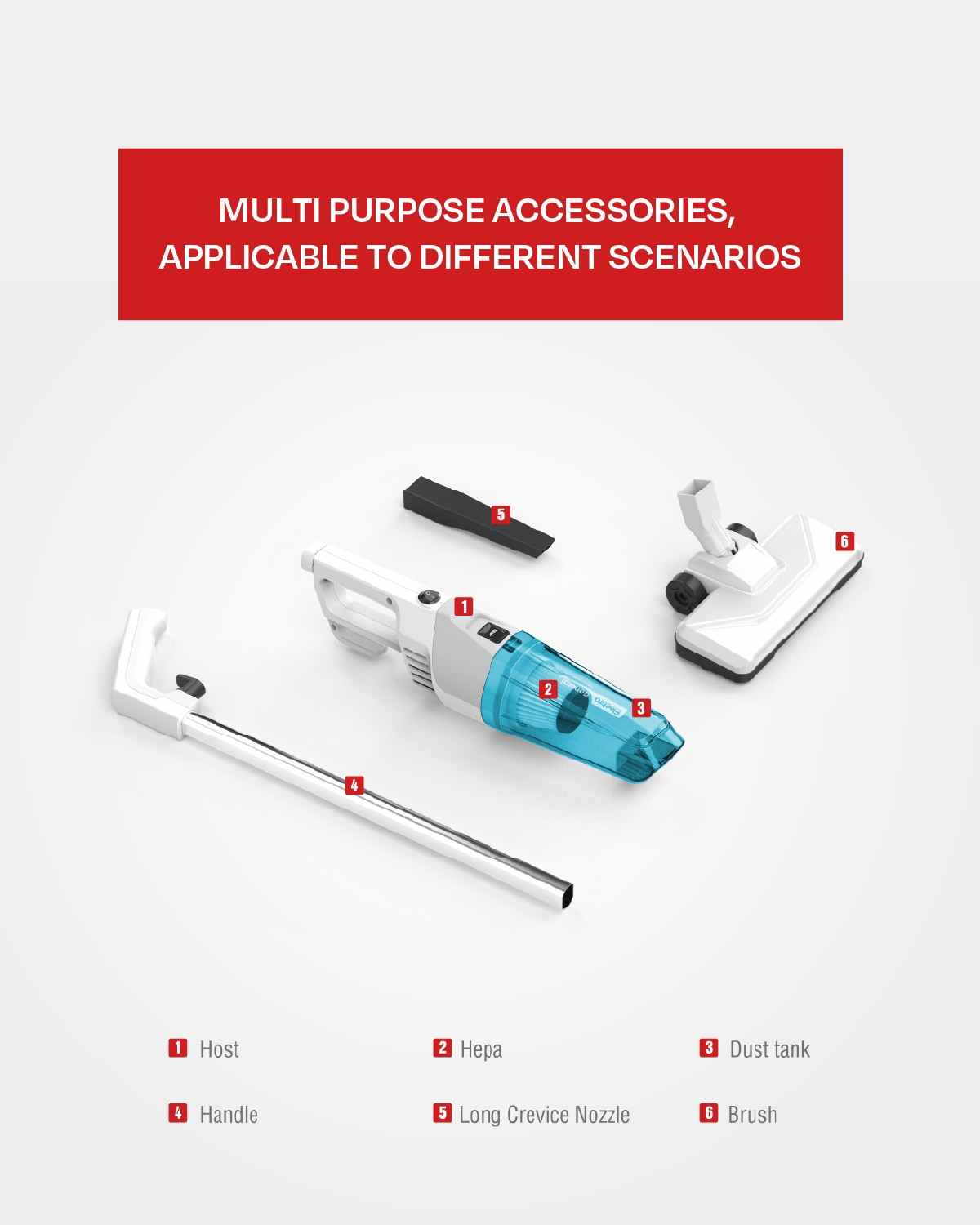 Electro General 2-in-1 Vacuum Cleaner VCS-600B - Image 3