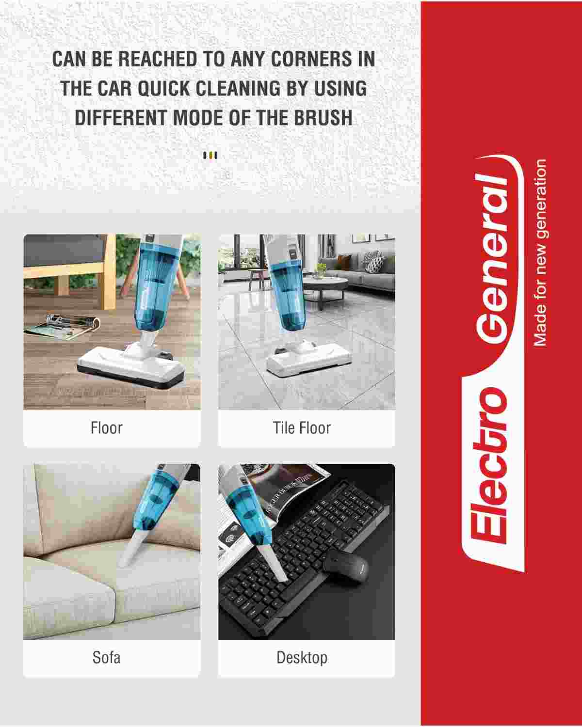 Electro General 2-in-1 Vacuum Cleaner VCS-600B - Image 9